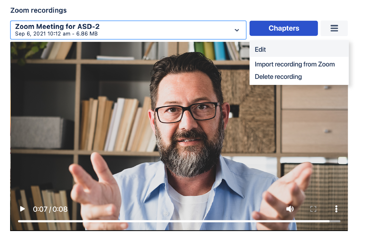 Click on the Hamburger menu, then select Edit